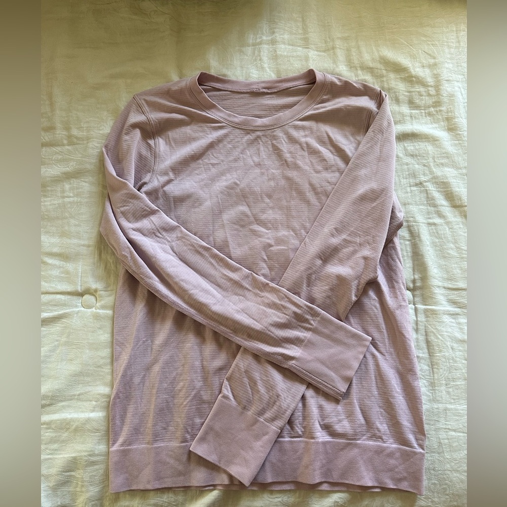 Lululemon Pink Swiftly Long Sleeve, 6